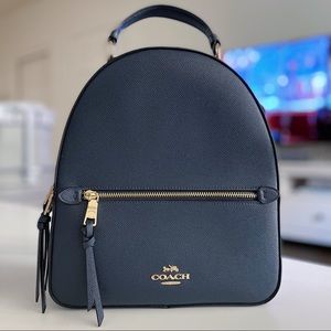 COACH Medium navy backpack in LIKE NEW condition